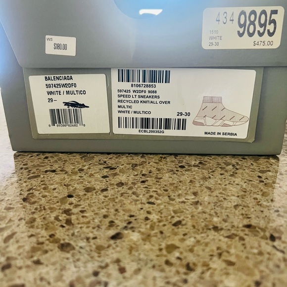 Authentic Kids Balenciaga Speed Sneaker - Picture 2 of 7